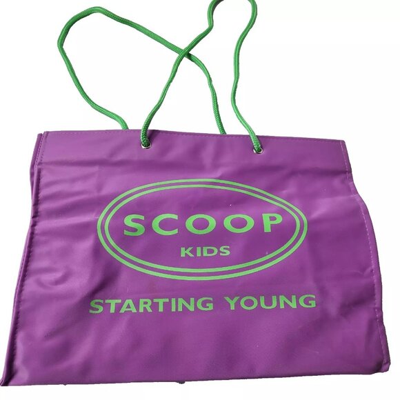 Scoop Kids Purple Tote Shopping Bag - Picture 5 of 6